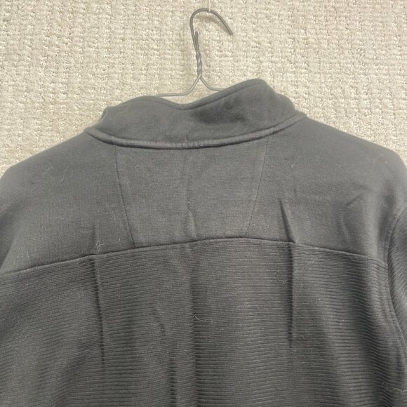 Calvin Klein Men’s Sz M Black Half Zip Lightweight Stretch Sweater Pullover Read - Picture 14 of 16